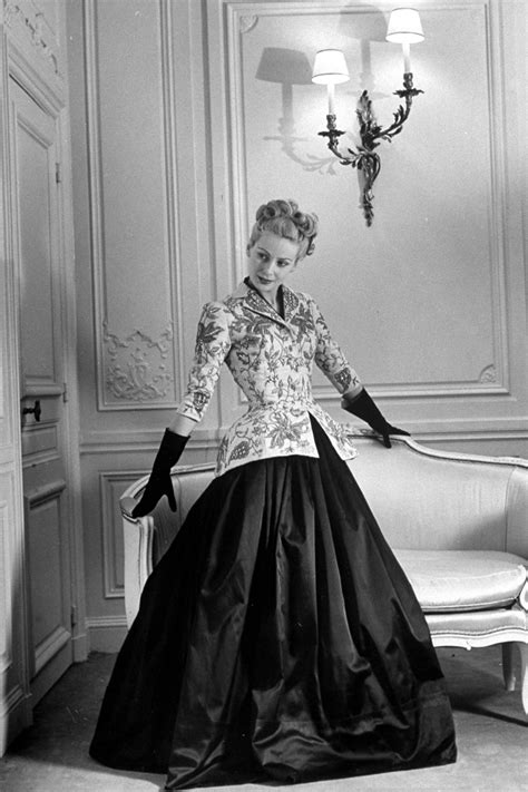 dior house 1940s|vintage Dior dress photos.